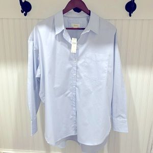 NWT Maeve anthropology hi/low shirt M